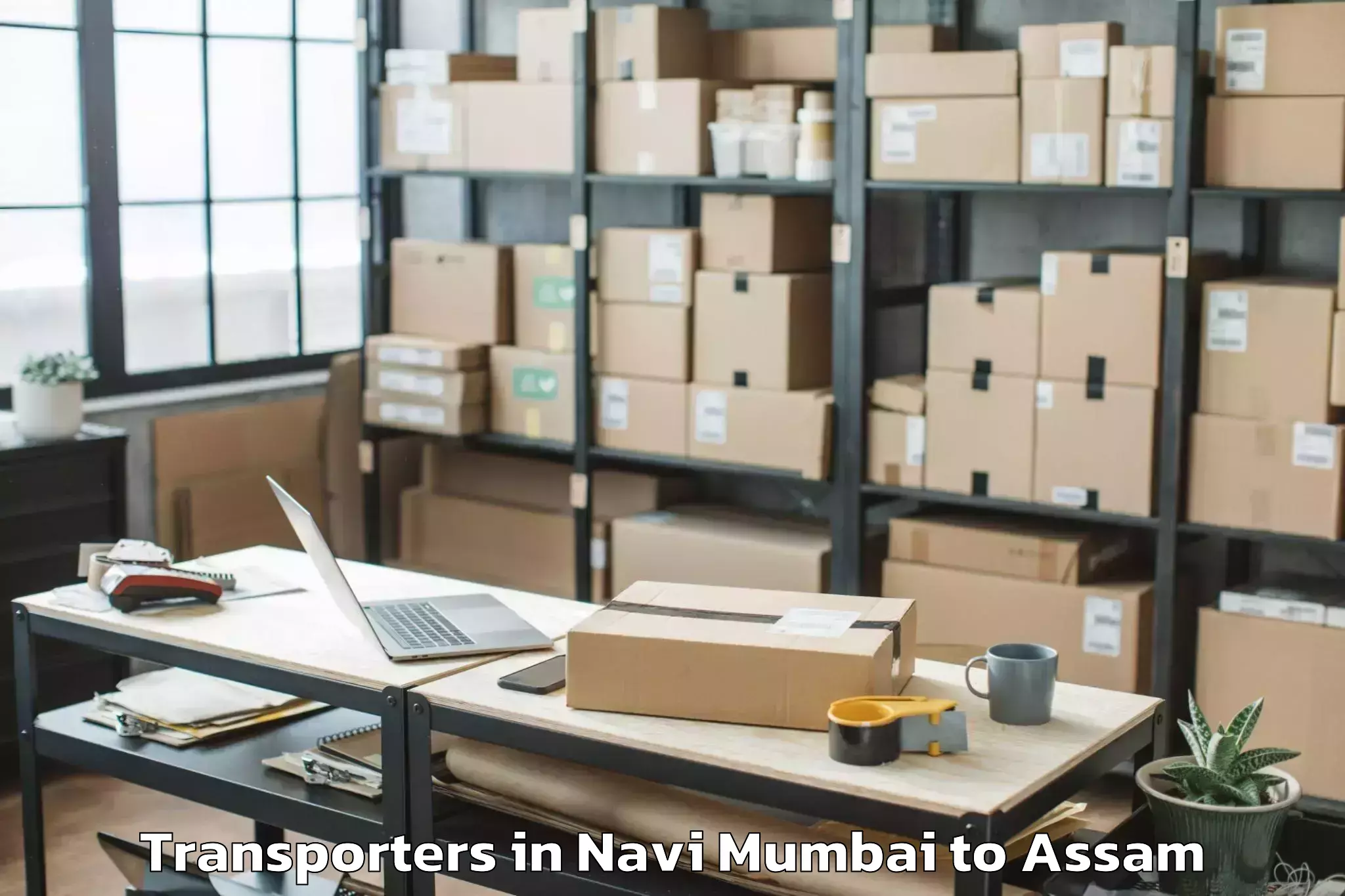 Professional Navi Mumbai to Dispur Transporters